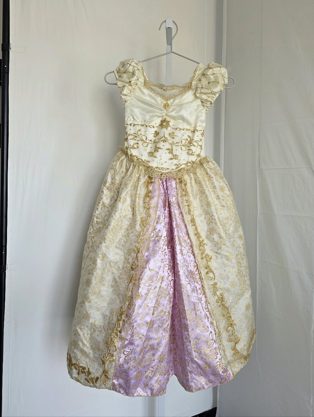 Disney Store Rapunzel Tangled Wedding Costume Dress Girls Medium 7/8